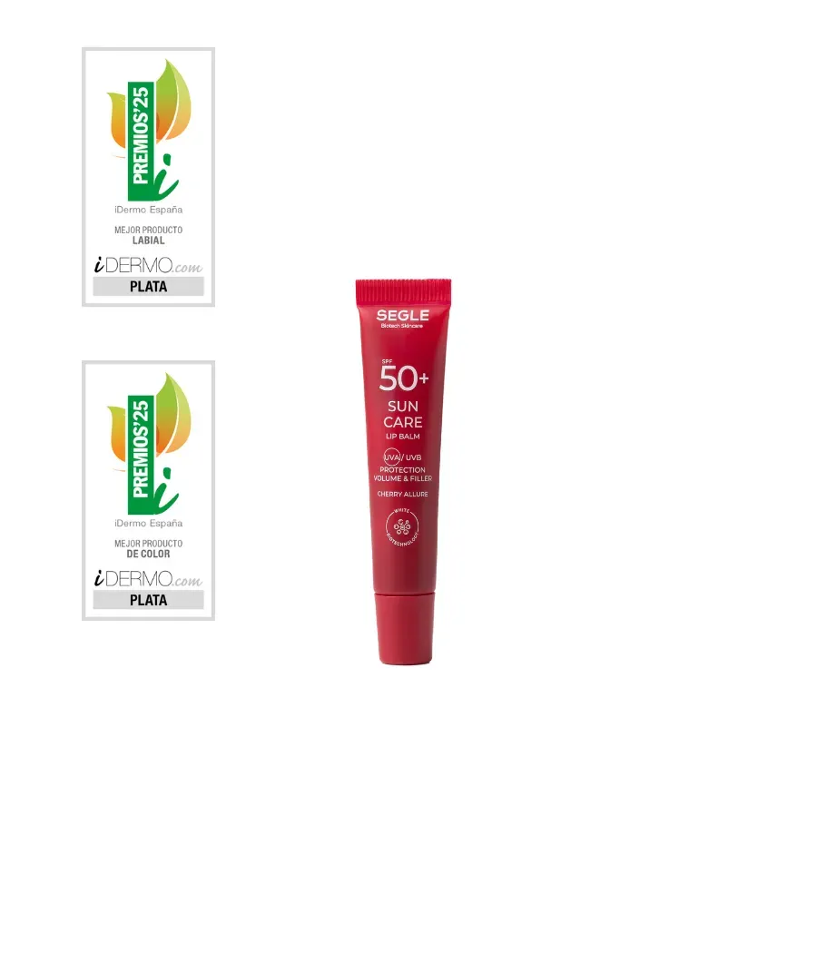 SEGLE SUN LIP BALM VOLUME & FILLER SPF50+ CHERRY ALLURE 7 ML