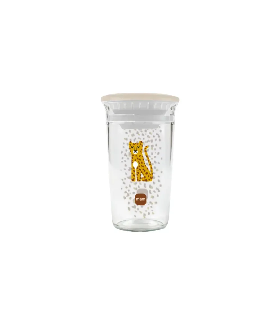 MAM EASY TO DRINK VASO DE APRENDIZAJE +8 MESES COLOR NEUTRAL 290 ML 1 UNIDAD