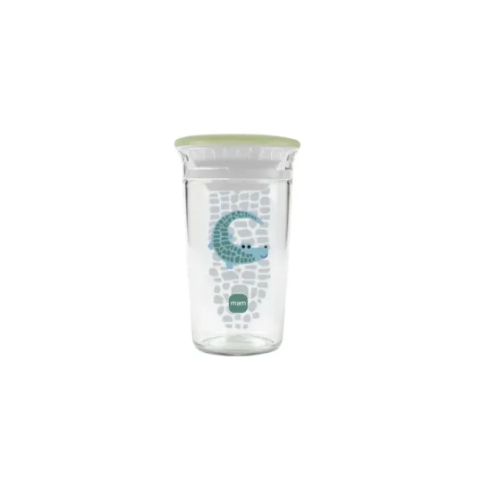 MAM EASY TO DRINK VASO DE APRENDIZAJE +8 MESES COLOR VERDE 290 ML 1 UNIDAD