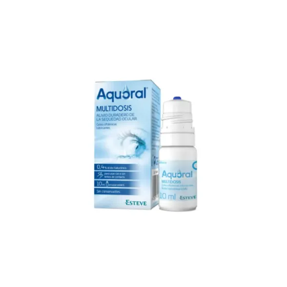 AQUORAL MULTIDOSIS GOTAS OFTALMICAS LUBRICANTES ESTERILES 10 ML