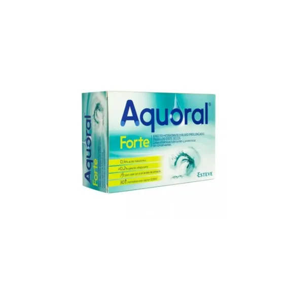 AQUORAL FORTE GOTAS OFTALMICAS LUBRICANTES ESTERILES 30 MONODOSIS