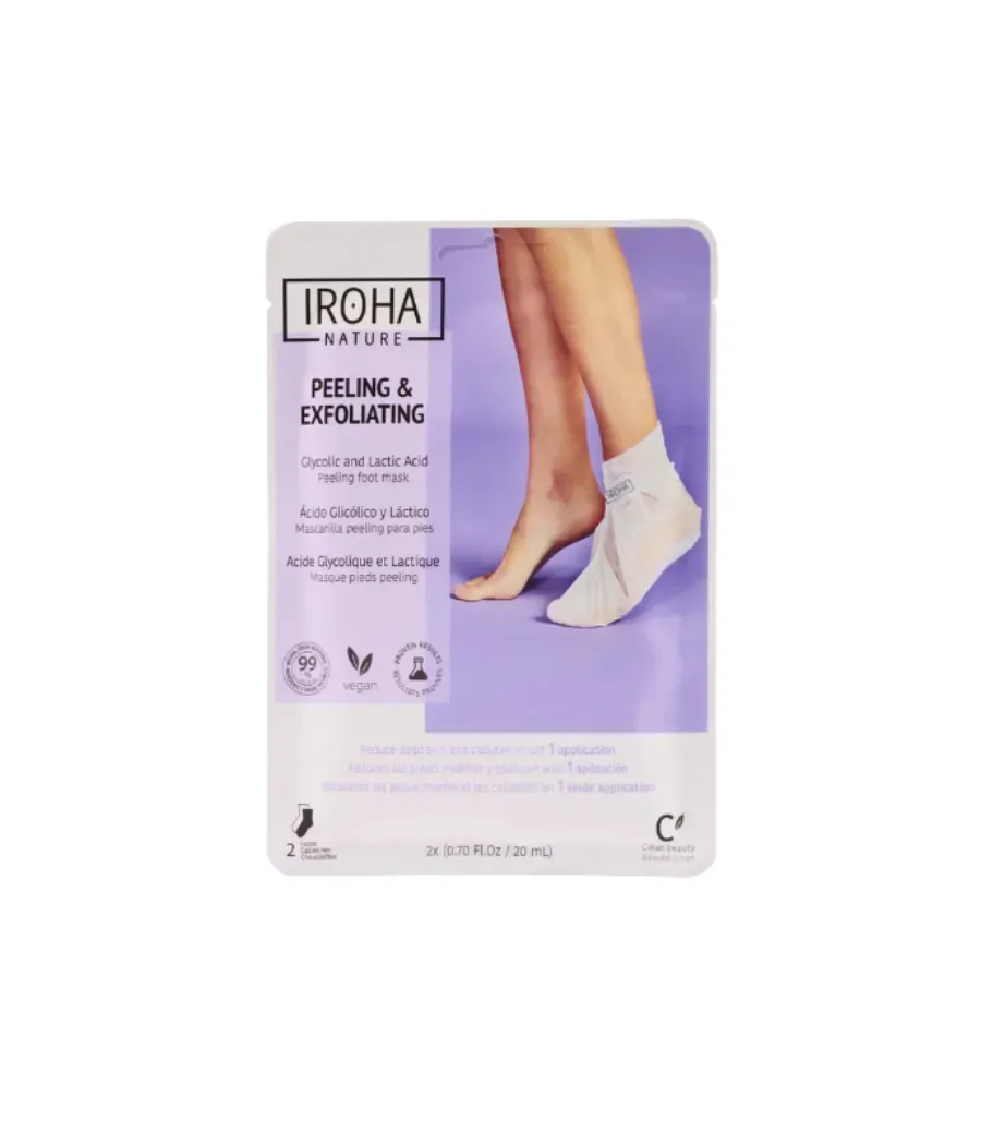 IROHA NATURE CALCETINES PEELING & EXFOLIATING 1 UNIDAD