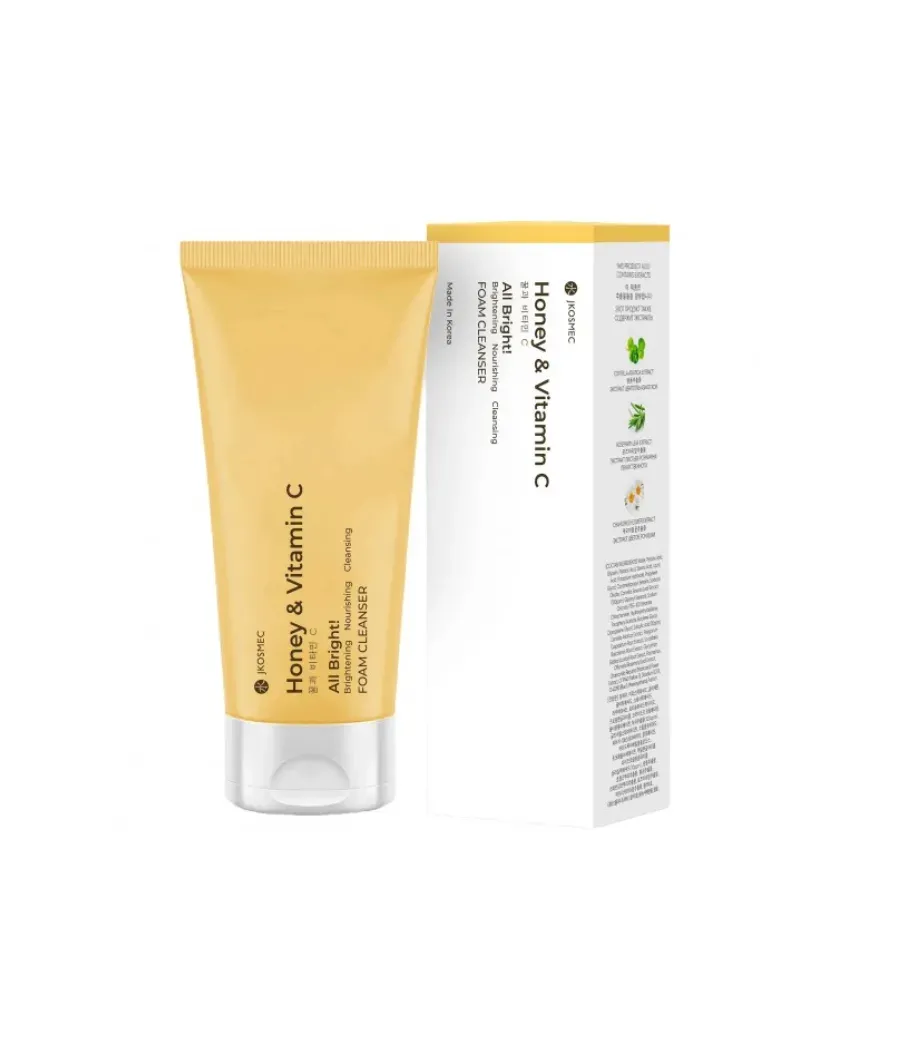 JKOSMEC ALL BRIGHT HONEY AND VITAMIN C FOAM CLEANSER 180 ML