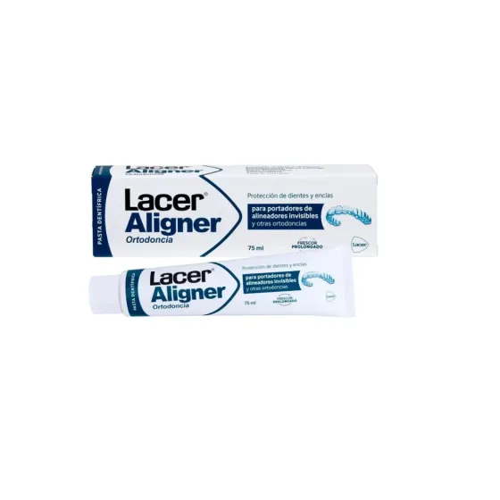 LACER ALIGNER ORTODONCIA PASTA DENTIFRICA SIN COLORACION SABOR MENTA 75 ML