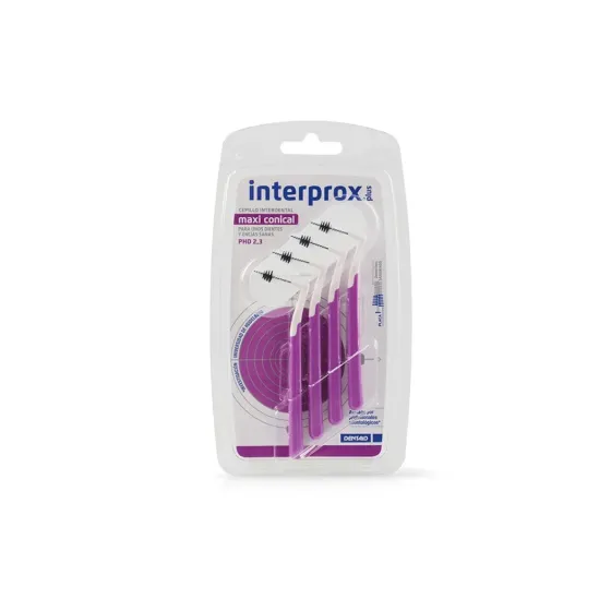 INTERPROX PLUS MAXI CEPILLO ESPACIO INTERPROXIMAL 4 UNIDADES