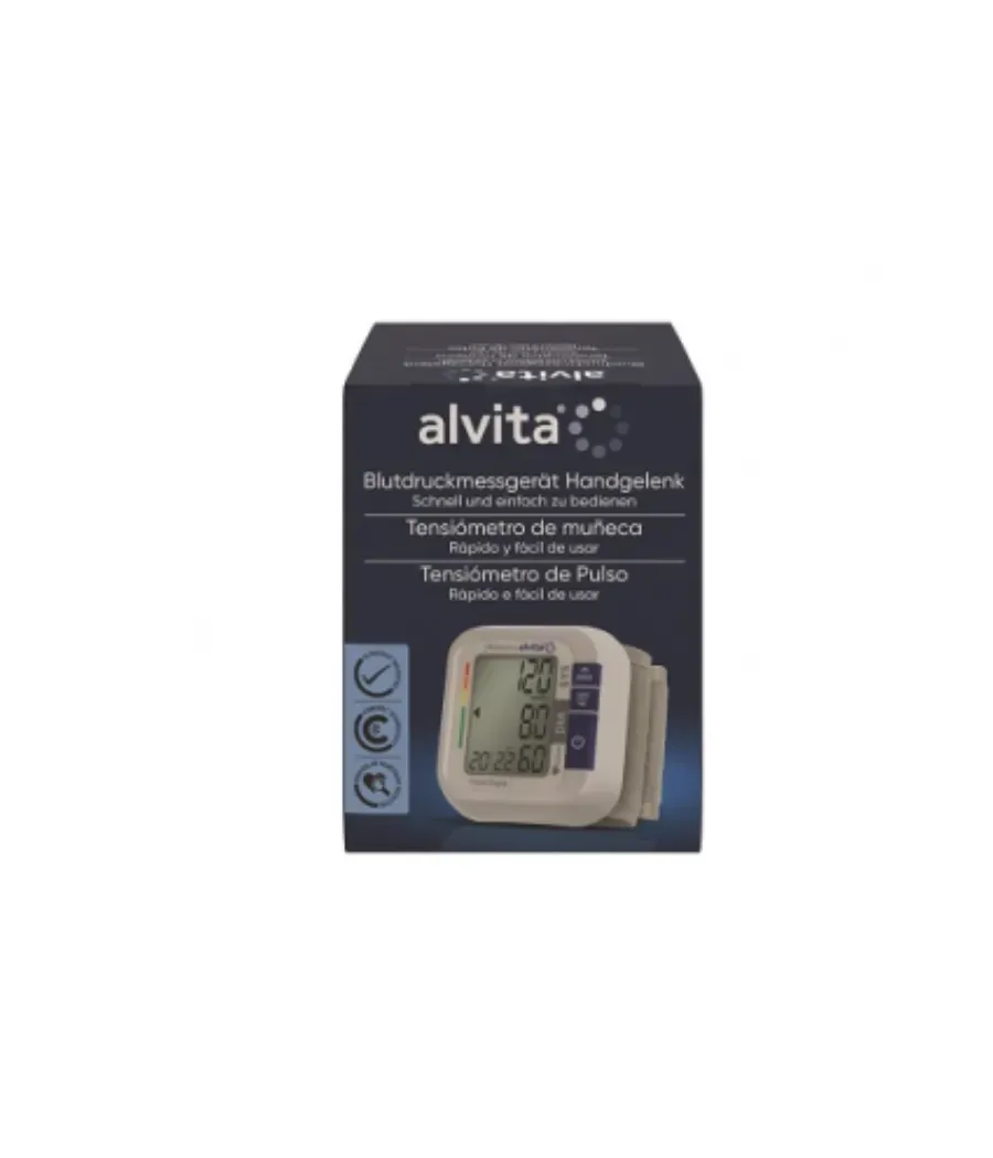ALVITA TENSIOMETRO DE MUÑECA  1 UNIDAD