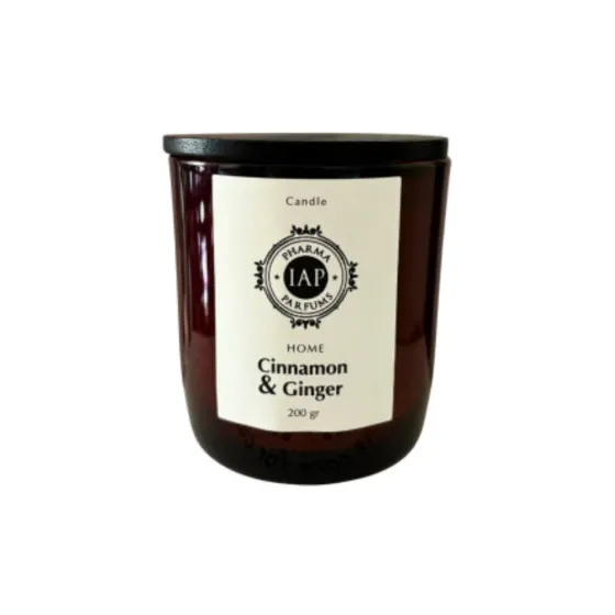 IAP PHARMA HOME VELA AROMATICA CINNAMON & GINGER 1 ENVASE 200 G