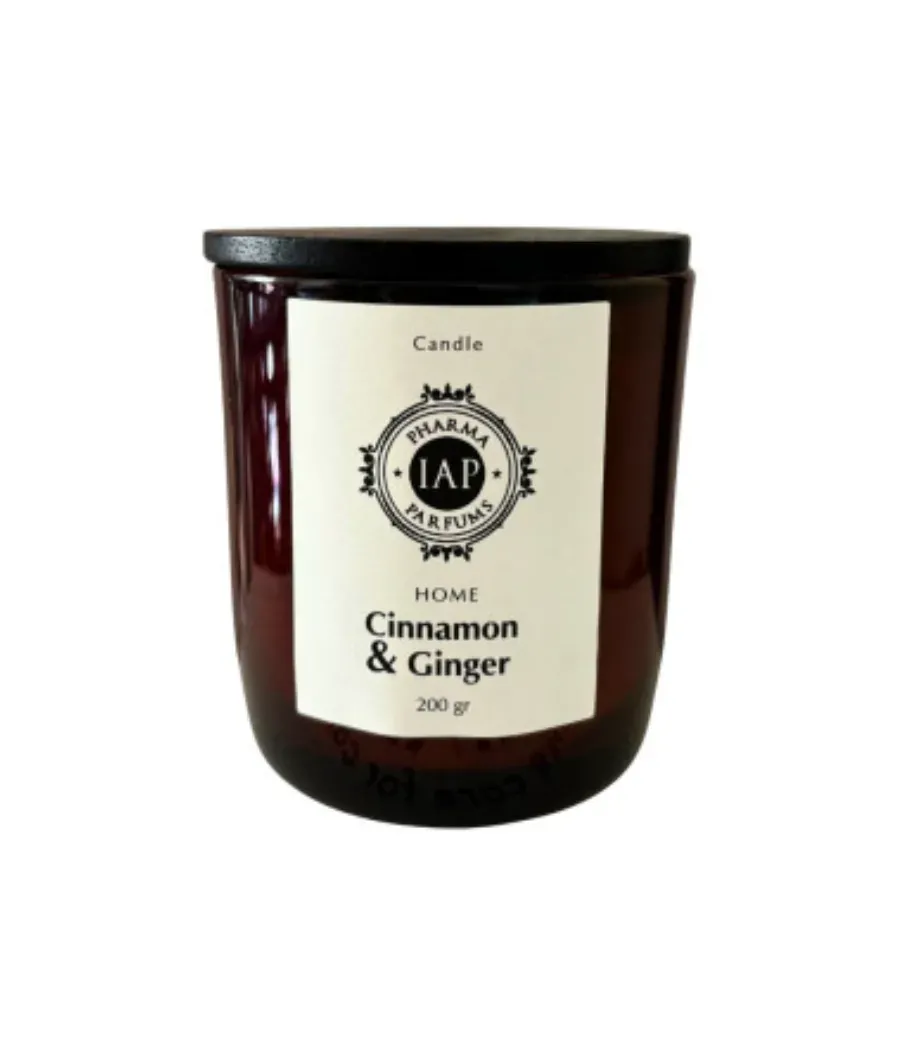 IAP PHARMA HOME VELA AROMATICA CINNAMON & GINGER 1 ENVASE 200 G