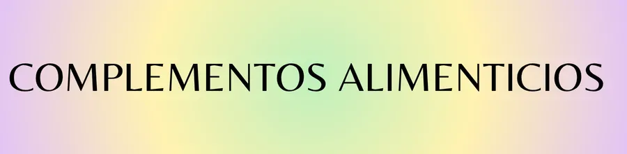 Complementos alimenticios