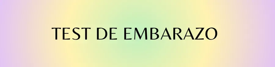 Test de embarazo