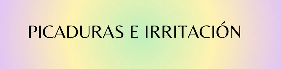 Picaduras e irritación