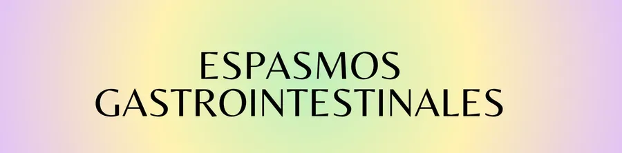 Espasmos gastrointestinales