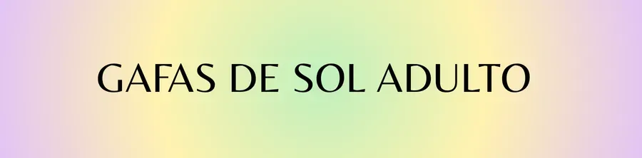 Gafas de sol adulto