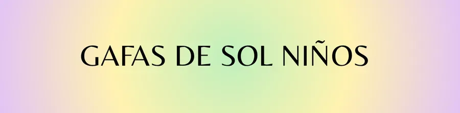 Gafas de sol niños
